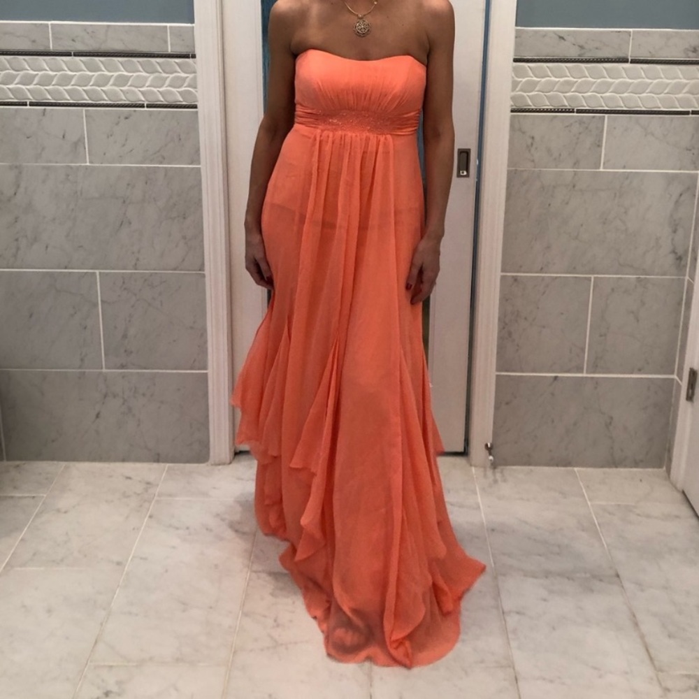 David’s Bridal NWT strapless dress Size 2
